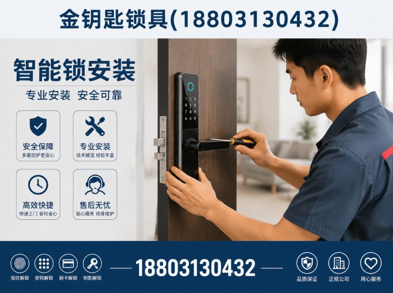 张北县金钥匙锁具展示图